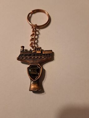 New Vintage Chattanooga Train Keychain Railroad Souvenir Tennessee